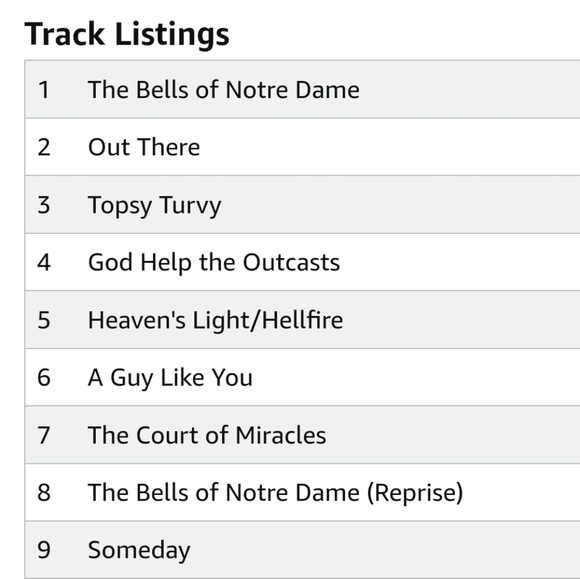 Disney Hunchback of Notre Dam Sealed Vinyl - Picture 4 of 4